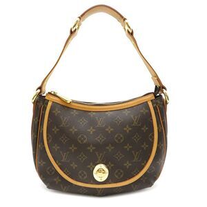 Louis Vuitton Turam PM Monogram Shoulder Bag Brown